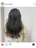girly long×smoky ash