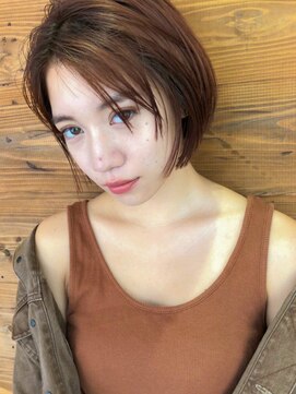 マウ(mau) 切りっぱなしボブ