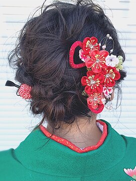 ダブル(W) 振袖ヘア