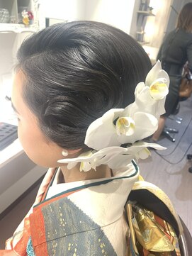 着付けヘアセット専門店 ウィズ(With) サイドフィンガーウェーブアップ
