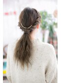 ゆるフェミニンな♪大人かわいいルーズアップアレンジc1