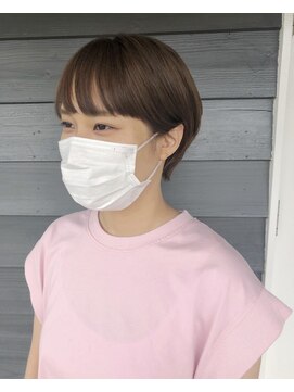 パライソ 竜美丘店(PARAISO) ワイドバングの丸っこショート