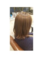 ヘアリゾートエーアイ 北千住店(hair resort Ai)&nbsp;マロンベージュ/Ａラインボブ/かきあげ