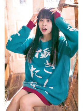 フツーロ 栄(FUTURO) 黒髪/インナーカラー/ハイライト/エクステ/プルエクステ