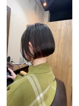 ルポル 大通店(rupolu) ビビットオレンジ・インナーボブ