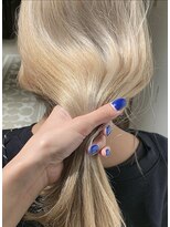 パプス ド コワフュール 甲南山手店(Pap's de coiffeur) ブリーチ×ミルクティーベージュ