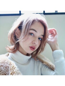 ラべリー 池袋(LOVELEY) くびれロブ×ペールピンク【池袋】