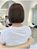ボブ/ミニボブ/ミディアム/切りっぱなしボブ