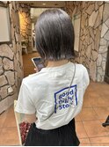 あご下切りっぱなしボブ