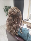 華やかハーフアップ【本厚木】