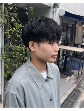 オムファミーユラグ(homme, famille raugh) ツイストスパイラルパーマ