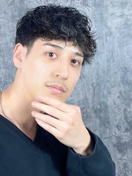 プレミアムバーバー 表参道店(PREMIUM BARBER produce by HIRO GINZA) ラフスパイラルマッシュ