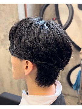 カーニー 上野(kearny) ニュアンスパーマ毛流れパーマワンカールパーマセンターパート