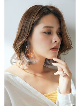 クロードモネグランデ まるひろ川越店(Claude MONET grande) 40代インナーカラー#ボブ#AVEDA#アヴェダ#川越