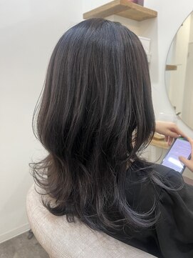 シアアルン 新小岩店(SHEER alun) むらさきバレイヤージュ/SHEERalun新小岩店