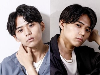 リタ オム 大宮店(RITA HOMME)の写真/《眉カット》×《波巻きスパイラルパーマ》メンズの色気を上げるデザインをご提案＊[大宮/メンズサロン]