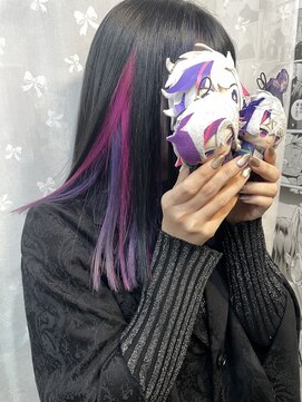 ヲタクに美容室は難しい。 推しぬいと共に…！ピンクラベンダー