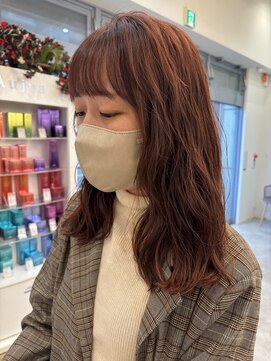 ロミー 本厚木(ROMMY.) ニュアンスパーマコテ巻き似合わせカット小顔カット20代30代