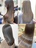 感動の美髪へ！カット＋【髪質改善】縮毛矯正￥16500 【ツヤ髪美髪をお約束】