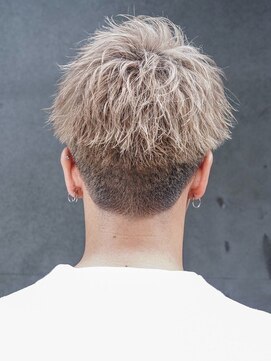 メンズヘアセンス 渋谷(MEN'S HAIR SENSE) 【SENSE渋谷】ハイトーンアップバングショート