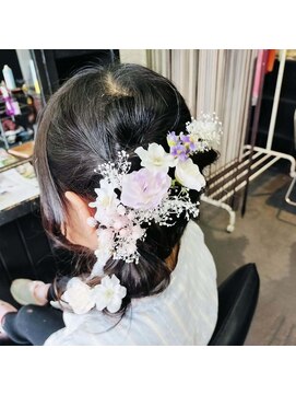 バカラ ヘアー 北花田(BAKARA HAIR) お花の妖精さん☆サイドおろしセット