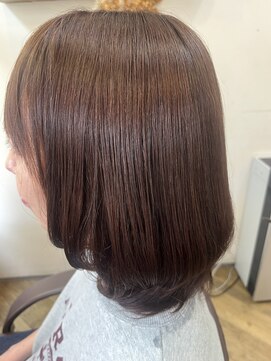 ヘアメイク ダブルス(Hair make Doubles) 艶髪doubles mix treatmentカラー縮毛矯正