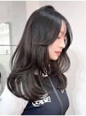 【韓国ヘア】顔まわりレイヤーカットくびれミディアム心斎橋