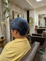 ヴィザヴィ 本蓮沼店(vis a vis)&nbsp;ハイトーンアッシュ+ショート毛流れスタイル【本蓮沼/板橋】