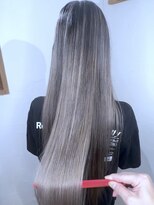 ブレイズヘアー(BLAZEhair)&nbsp;【ツヤ感バツグン】グレージュバレイヤージュ×ブリーチ２回