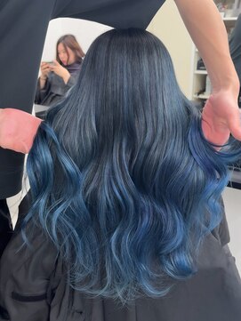 アライブ ハラジュク(ALIVE harajuku) 【Rikuto限定】バレイヤージュ　シャドールーツ　エンドカラー