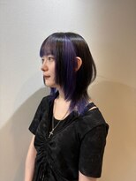 ノブレス ノアール(NOBLESSE NOIR)&nbsp;ネイビーインナー/ミディアムウルフ