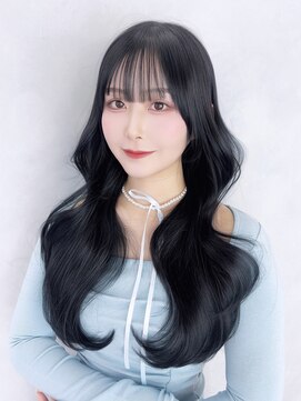 アルバム 池袋(ALBUM) 韓国レイヤーロング_F50692