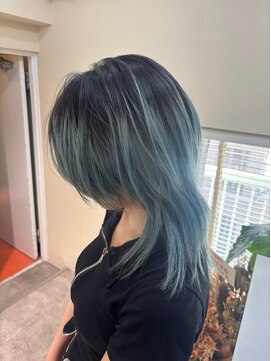 テン バイ アンブルリュクス 池袋(teN +by ambleluxe) ケアブリーチ/アイスブルー/池袋