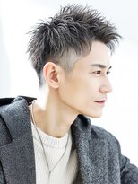 カットもパーマもイケメンパラダイス Men's天王寺 ドライ質感ショートスパイク