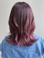 クエントバイアルティナ 大宮店(cuento by artina)&nbsp;ピンクカラー/レイヤーショート/シンメトリー