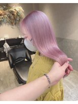 ロンドルピナス 小倉(Lond Lupinus) 黒髪カタログ/オリーブグレー/ココアベージュ/小顔に見せるヘア