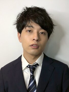 Men's salon Dahlia 恵比寿 メンズカット/メンズパーマ/ダウンパーマ/ブリーチ/カラー 恵比寿メンズ黒髪ビジネスショート