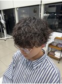 波巻きパーマ