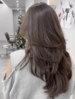 プラチナ(PLATINA)&nbsp;ハイレイヤーレイヤーカットブリーチ無しカラー顔周り