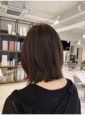 ワンカラーで透明感ブラウン