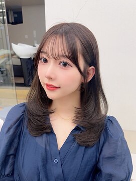 コア 銀座(COA) 薄め前髪カット　顔まわりサイドバング　小顔似合わせ銀座