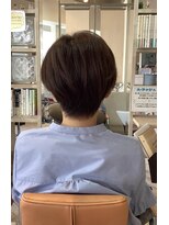 アシャ ヘアー ソリューション 神戸店(asha hair solution) ダークパープル/ナチュラルショート/ミルクブラウン/夏/摂津本山