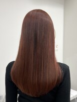 オリンテ バイ レシッド 表参道(orente by rcid) 髪質改善チェリーレッドブラウンカラー×結べるレイヤーカット