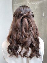 ミオ(mio) リボンハーフアップ