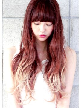 ヘアサロン ガリカ 表参道(hair salon Gallica) ☆ ピンクグレージュ ×  ウエーブ  ♪ ラフな long style ☆