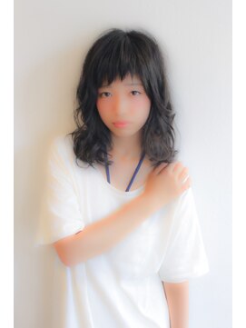 サイヘアーガーデン(SAI hair garden) アシメ ショートバングスタイル
