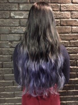 ヘア イズム 表参道(HAIR ISM) ネイビー×パープルブルー