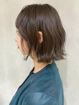 アルバム 渋谷パルコ(ALBUM)&nbsp;クルミベージュ_スリークボブ厚めバングローライト_ba280391