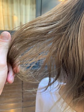 メイクス 表参道(MAKE'S omotesando) シアベージュ ケアブリーチカラー