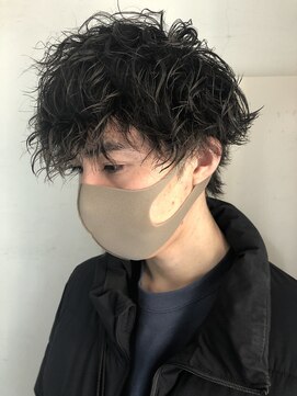 キャンバス バイ ネオリーブ 横浜西口(Canvas by neo.) 横浜★メンズのウザウザバングのスパイラル